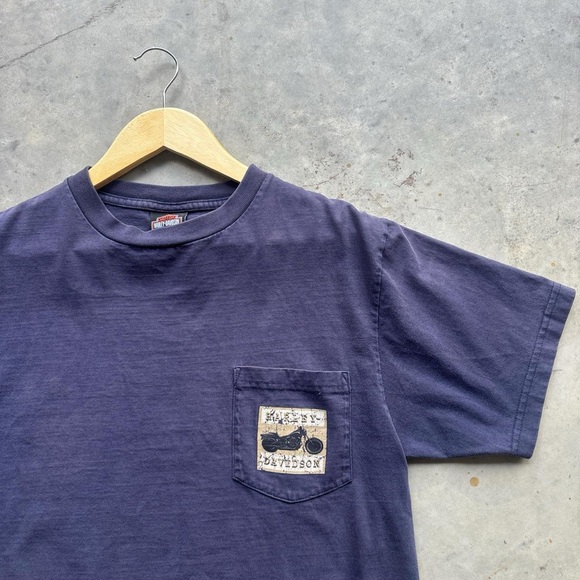 Harley-Davidson Men's Blue Graphic Tee - Picture 5 of 8